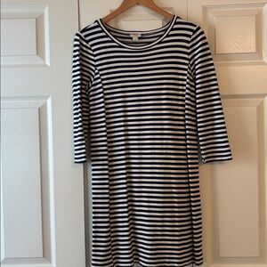 Striped navy and White Dress
